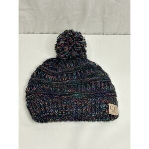C.C Kids Winter Knit Cuff Skull Cap Beanie Hat Little Kids Multicolor